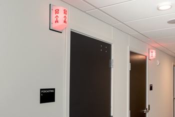 Podcasting room